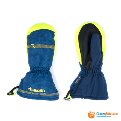  Варежки REUSCH Maxi R-TEX XT Mitten Dress Blue/Safety Yellow
