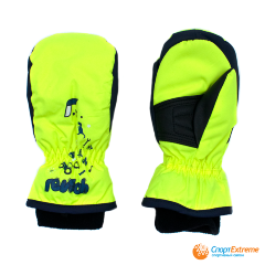 Варежки горнолыжные REUSCH Kids Mitten Safety Yellow/Dress Blue (inch (дюйм):III)