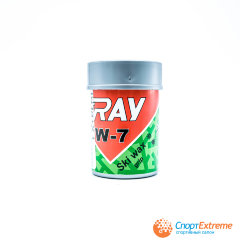 Мазь лыжная RAY W-7 -6-13°C синтетическая зеленая