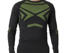 Термобелье мужское - фуфайка White Owl SIR-T,  черный с зеленым